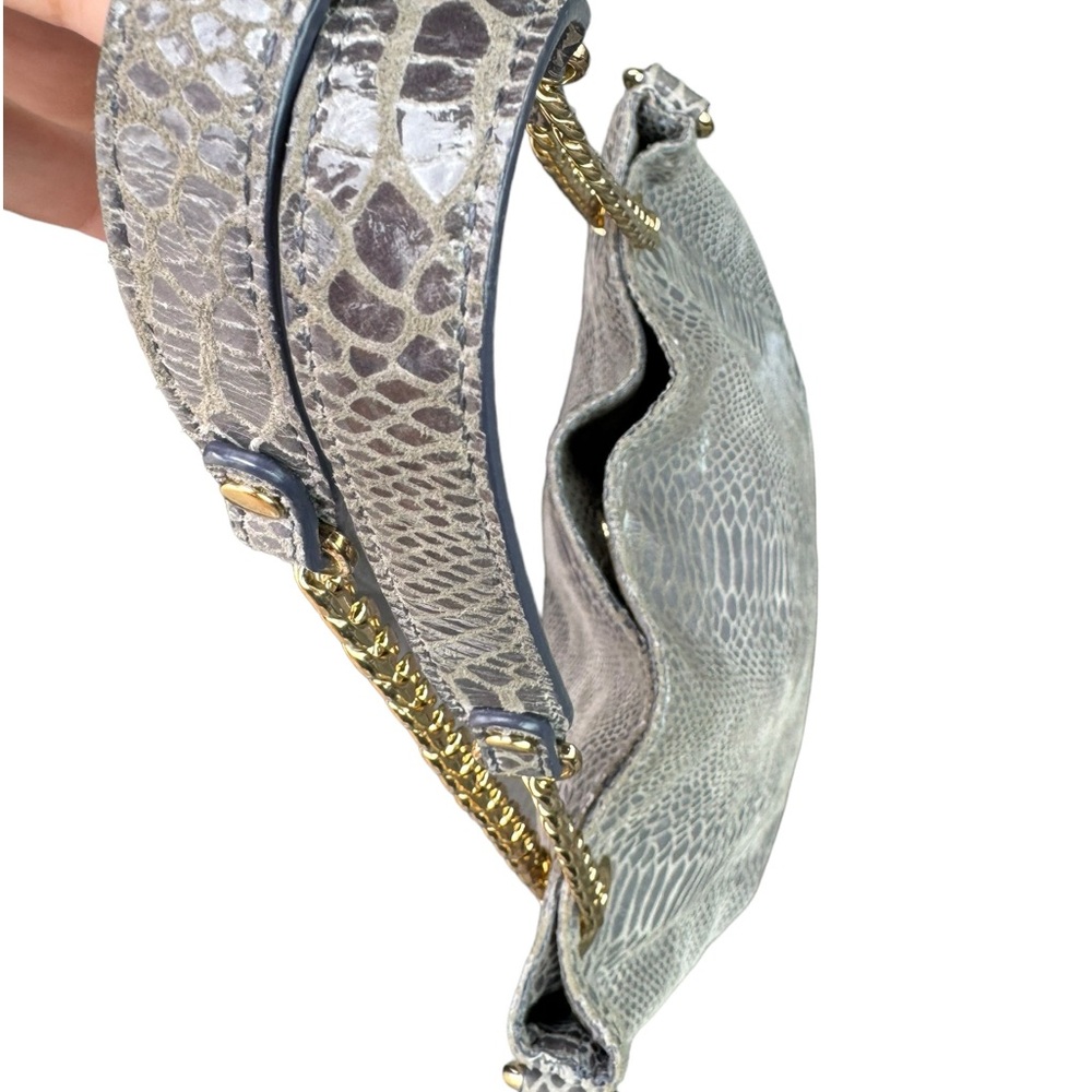 Michael Michael Kors Metallic Python Embossed Lea… - image 5